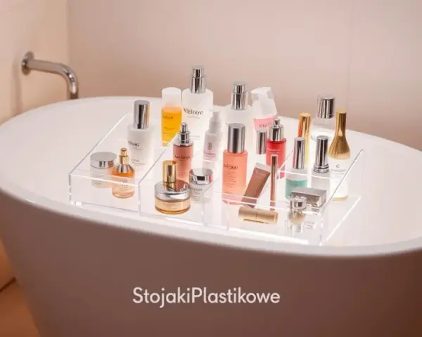 Organizacja kosmetyków na wannie: praktyczne i stylowe rozwiązania