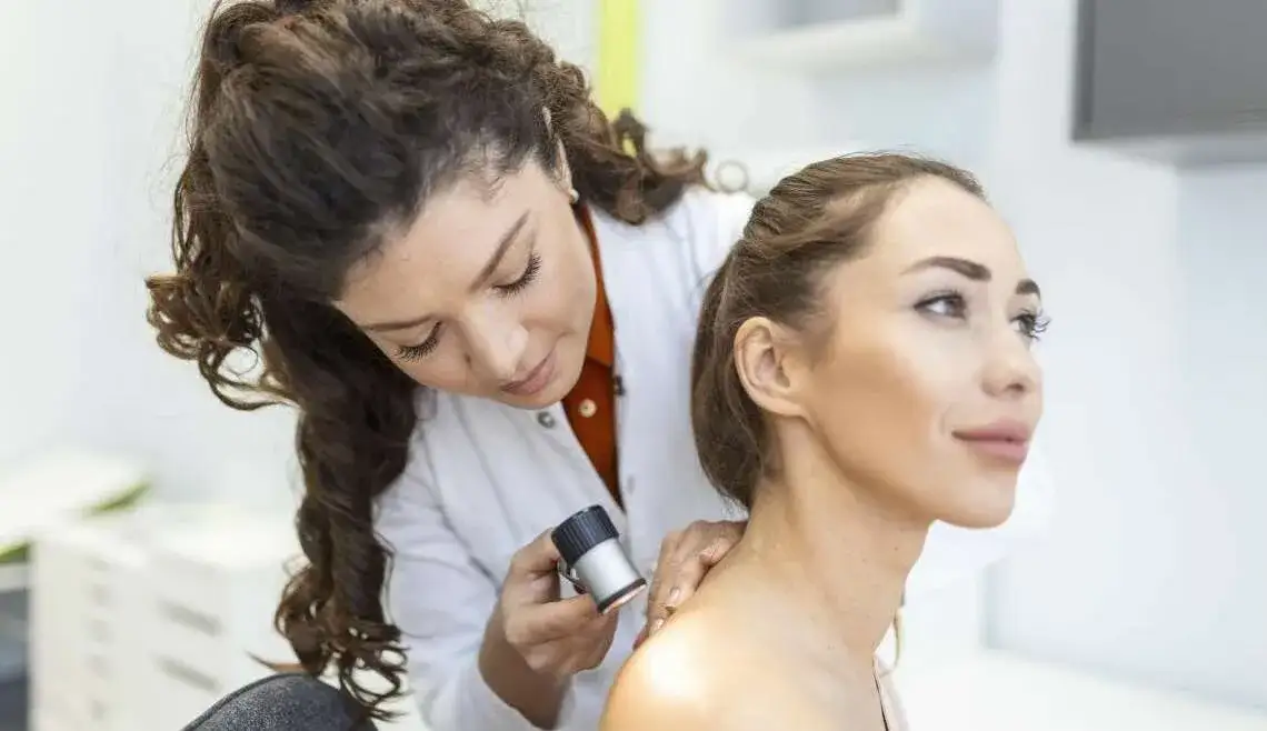 wizyta u dermatologa trądzik, gabinet kosmetologiczny trądzik